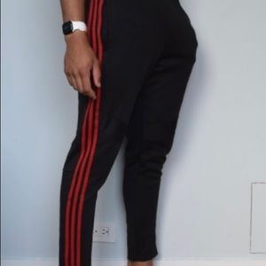 Men’s L  Adidas Black/Red Sweatpants